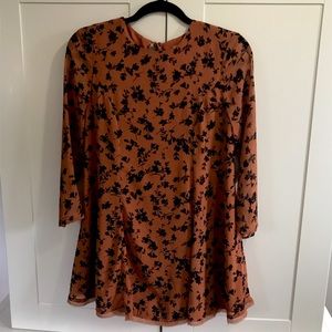 Kimchi Blue Floral Long Sleeve Dress